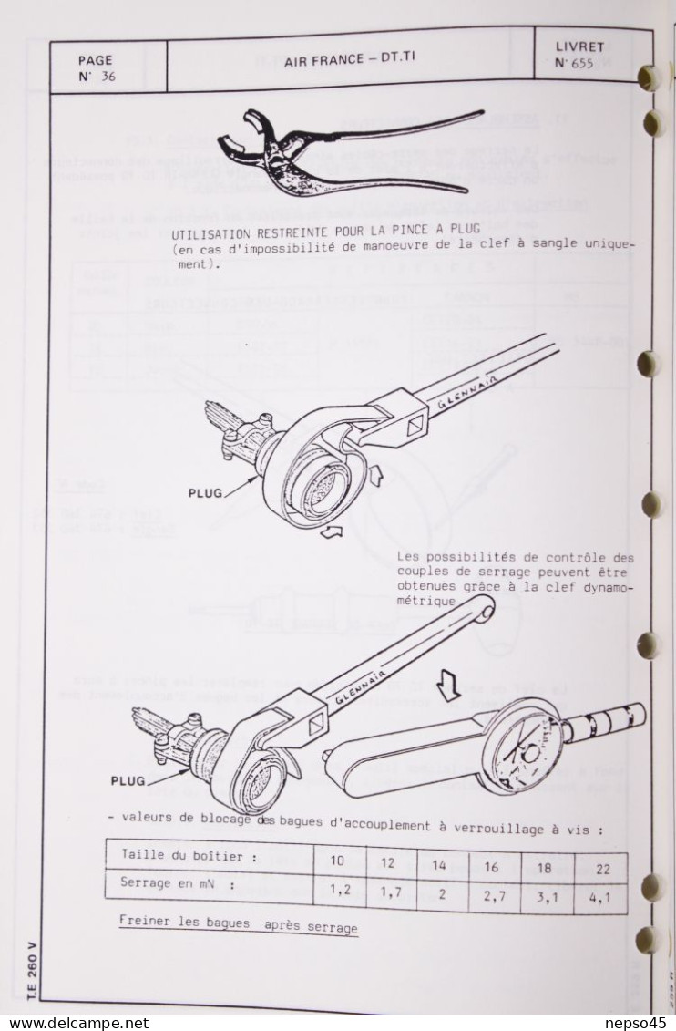 Brochure.Air France.Centre d'Instruction Connecteurs NAS 1599.