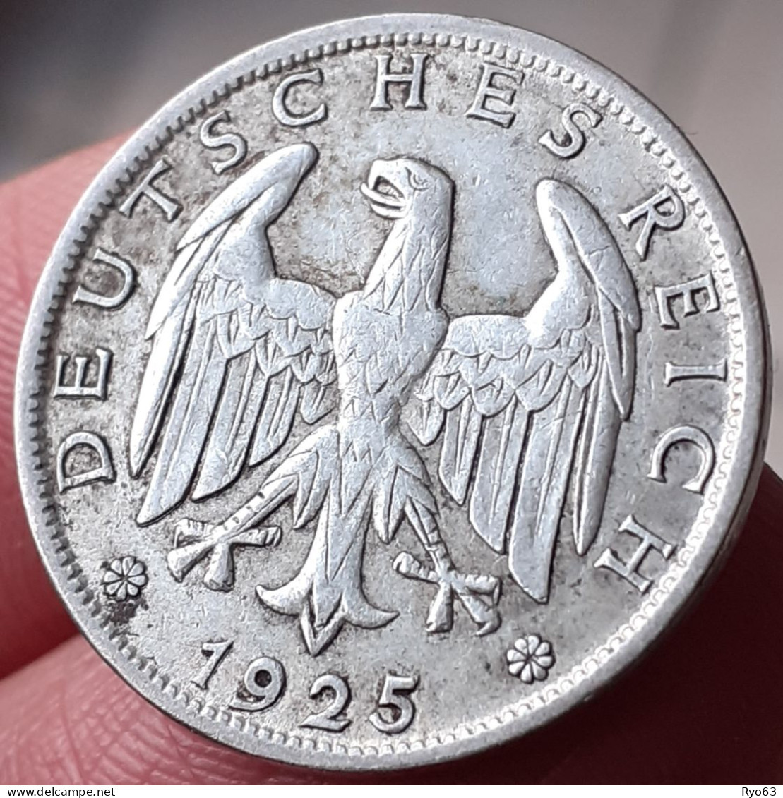 Monnaie 1 Reichsmark 1925 A - 1 Mark & 1 Reichsmark