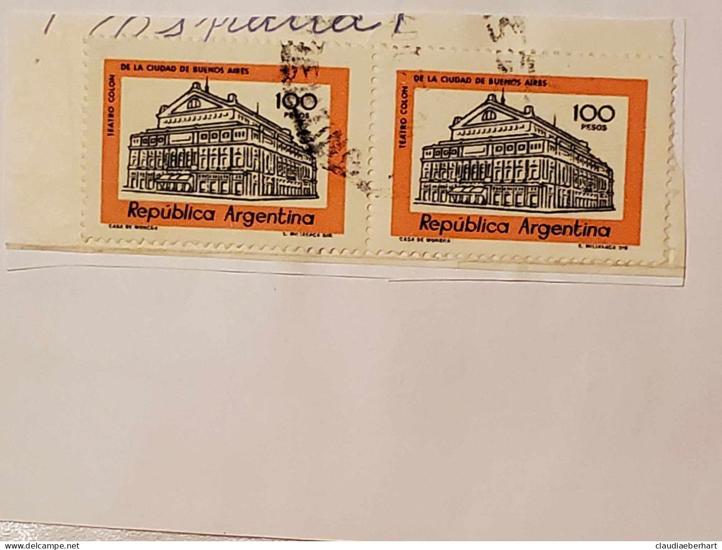 1978 Teatro Colon Buenos Aires - Used Stamps