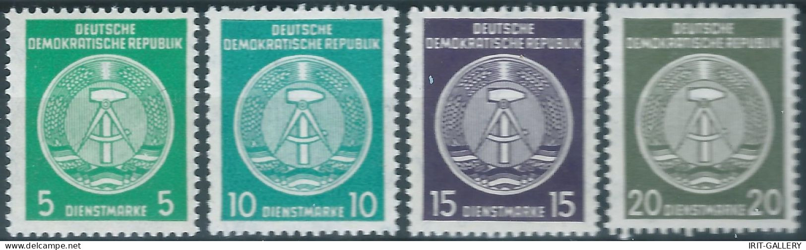 Germany-Deutschland,1954 /1956 Eastern Democratic Republic,DDR ,Service,MNH - Nuovi