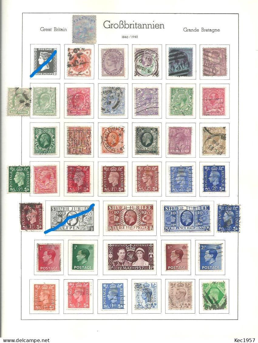 Briefmarken Grossbritanien Ab1840-1965 - 1840 Enveloppes Mulready