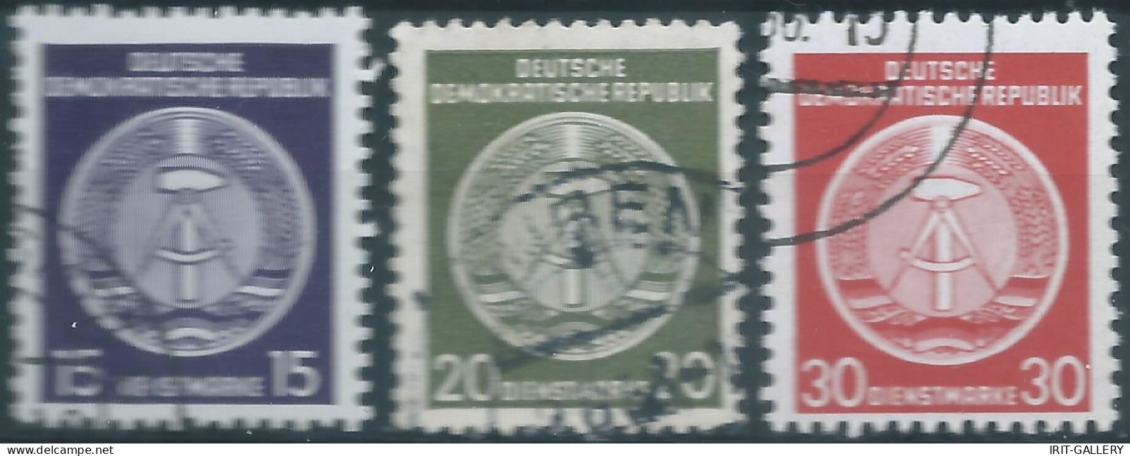 Germany-Deutschland,1954 /1956 Eastern Democratic Republic,DDR ,Service, Obliterated - Gebraucht