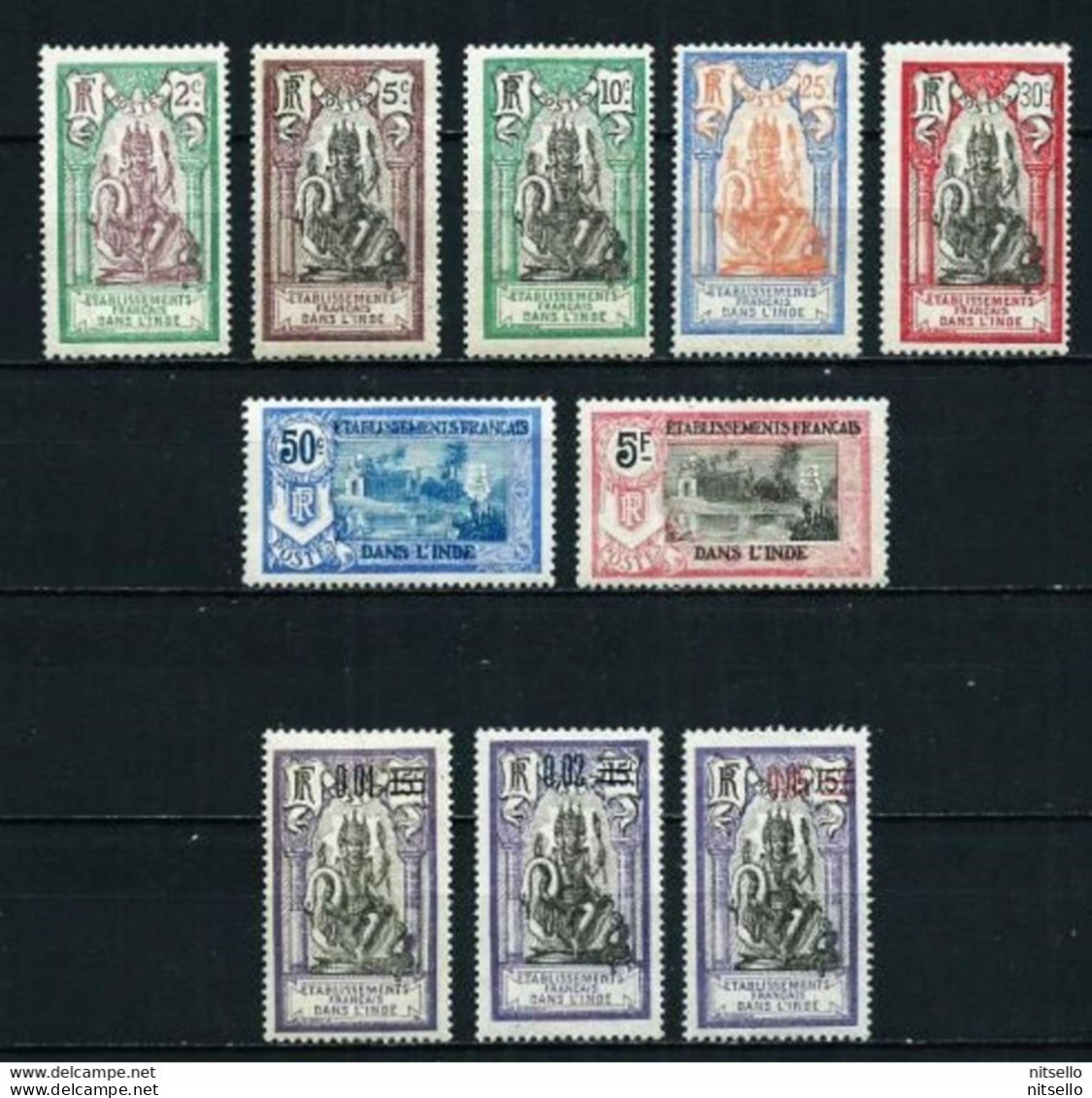 LOTE 1815  // (C215) INDIA YVERT Nº:49/55-56/8*/(*)    CATALOG/COTE: 17,50€ - Unused Stamps