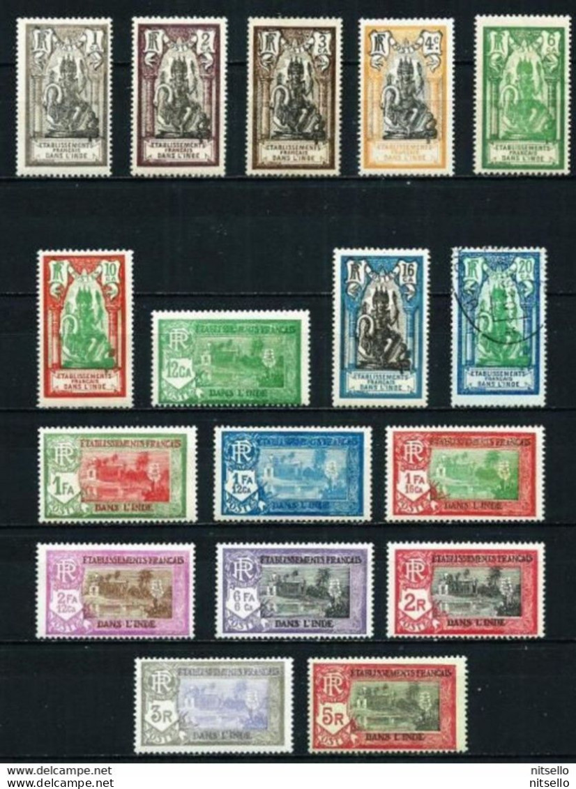 LOTE 1815  // (C330) INDIA YVERT Nº:85/92-94/5-97/100-102/4**/*/(o)    CATALOG/COTE: 18,50€ - Unused Stamps