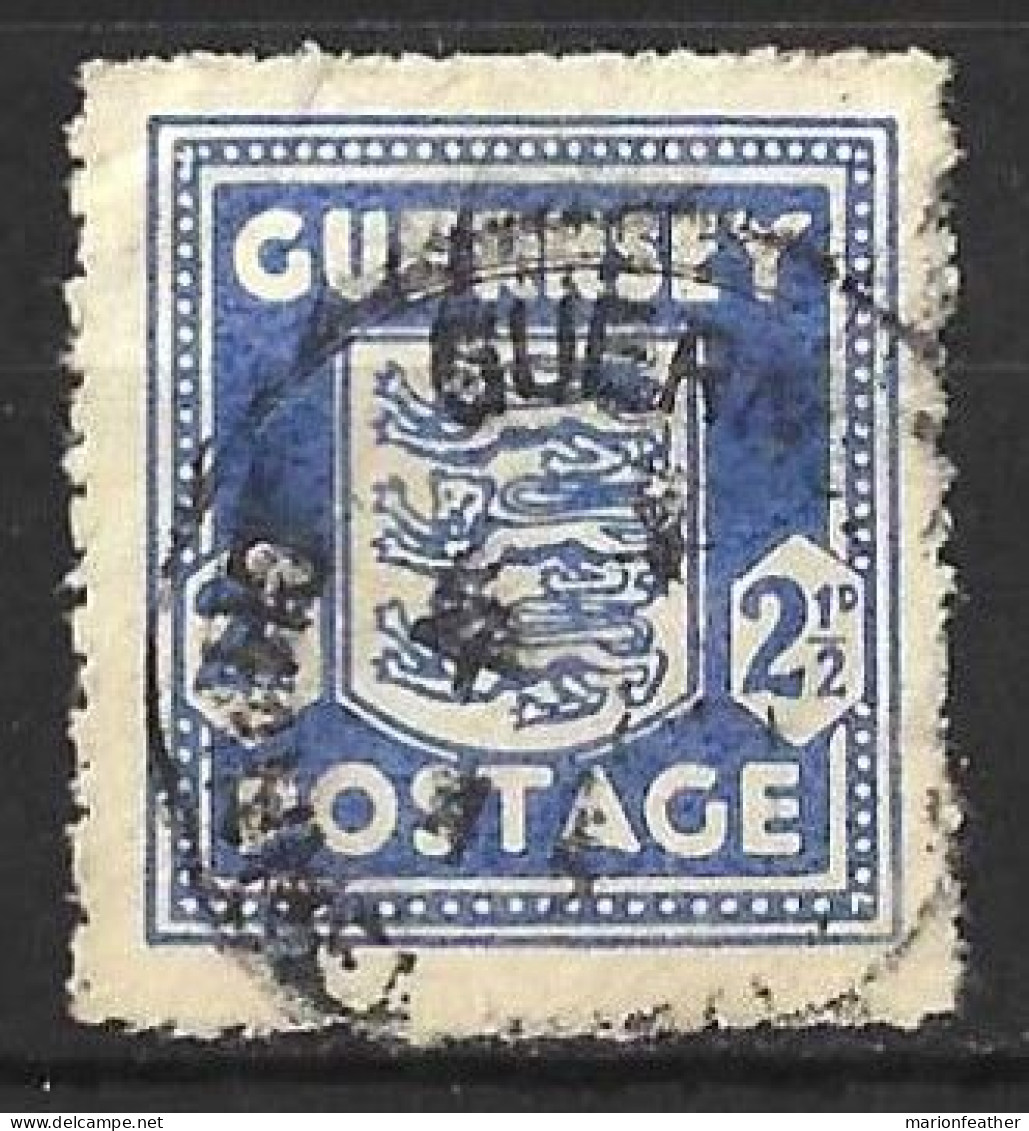GUERNSEY ...CHANNEL Is...KING GEOEGE VI..(1936-52..)..." 1941.."....2 AND HALFd.....SG3....(CAT.VAL.£15..)..CDS...VFU.. - Zonder Classificatie