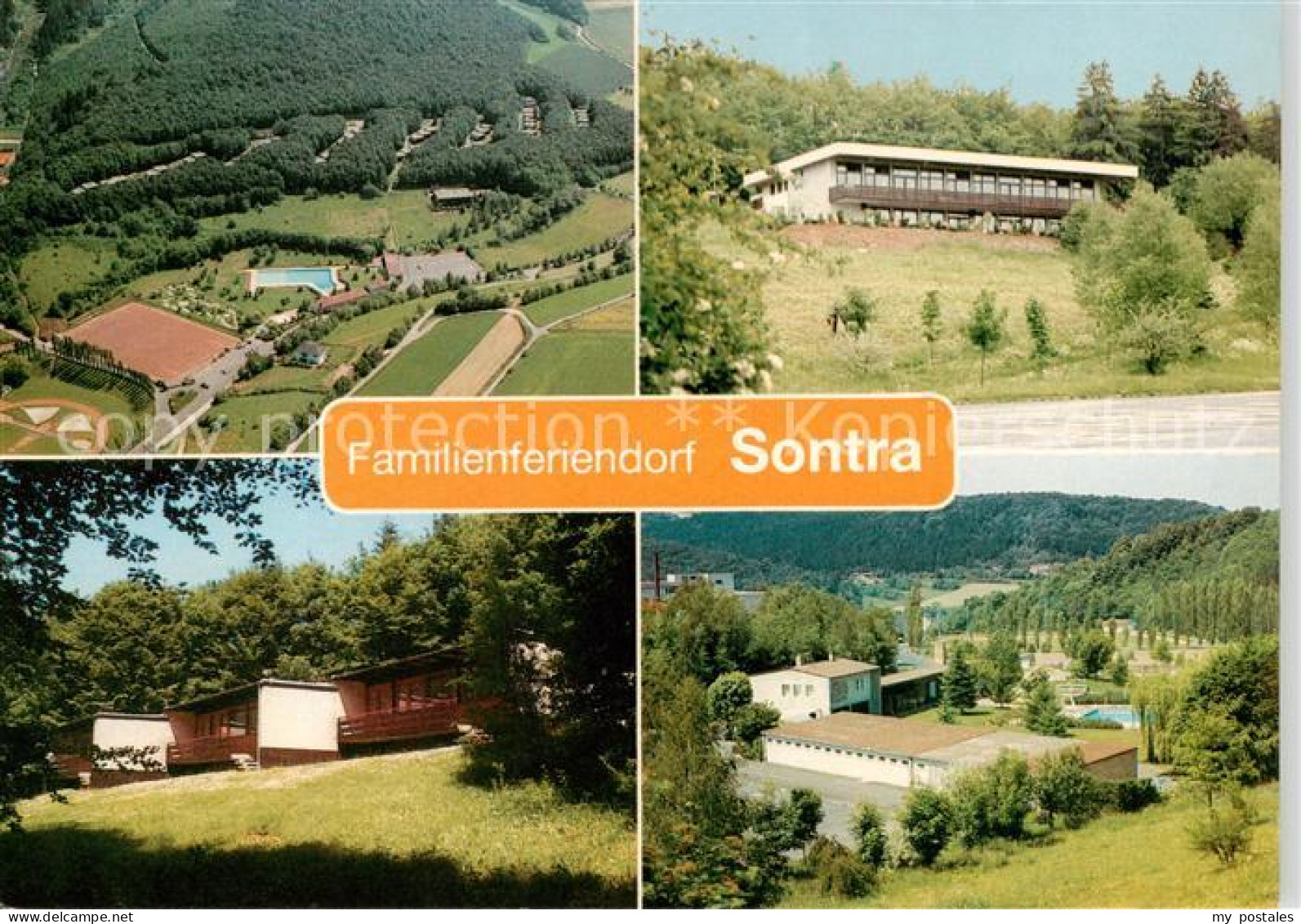 73859577 Sontra Familienferiendorf Hotel Bungalows Luftaufnahme Sontra - Sontra