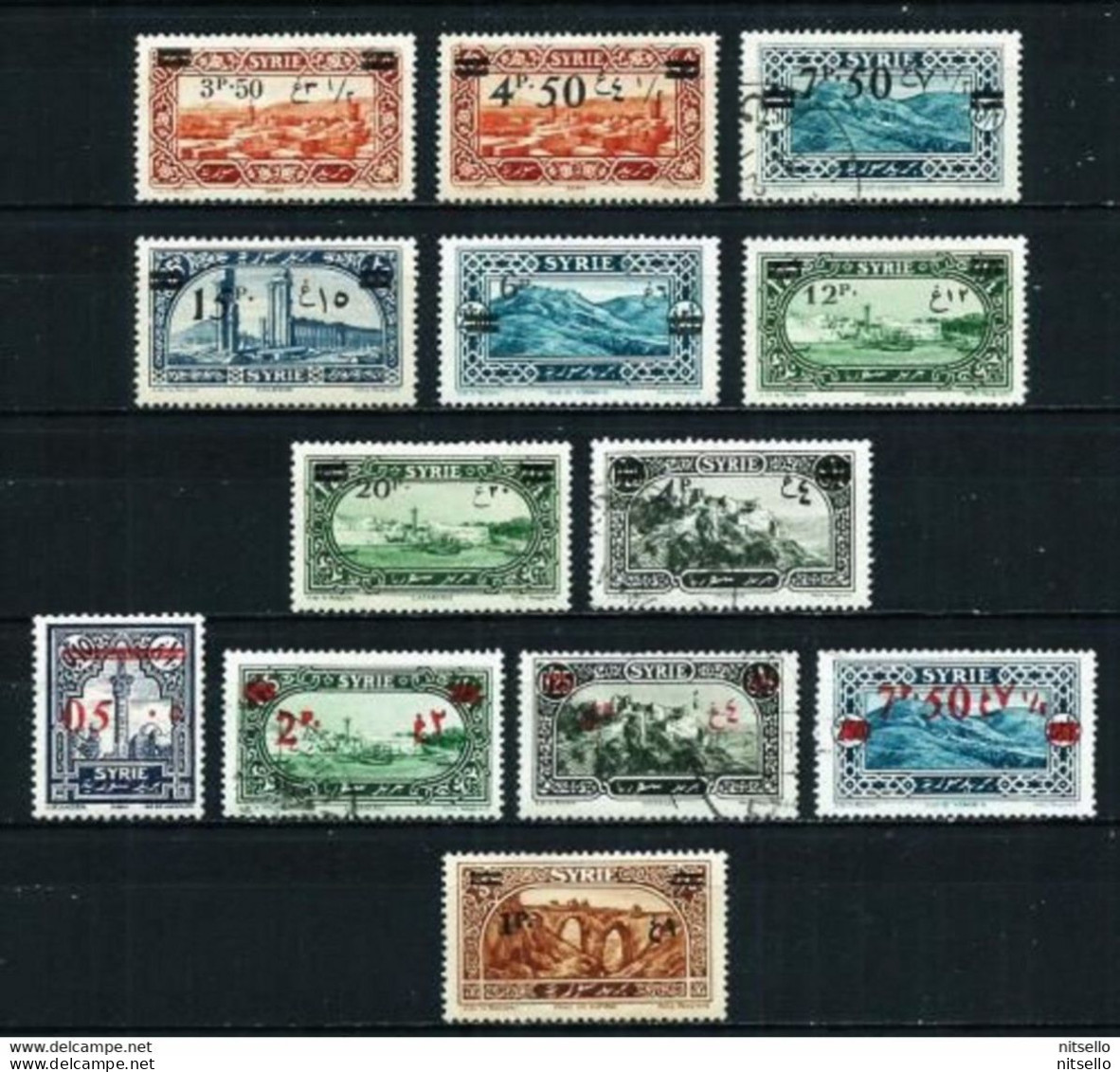 LOTE 1816 /// (C150)  SIRIA COLONIA // YVERT: 179-181/7-188/91-199*/(*)/º - COTE: 12,80€    ¡¡¡ LIQUIDATION !!! - Unused Stamps