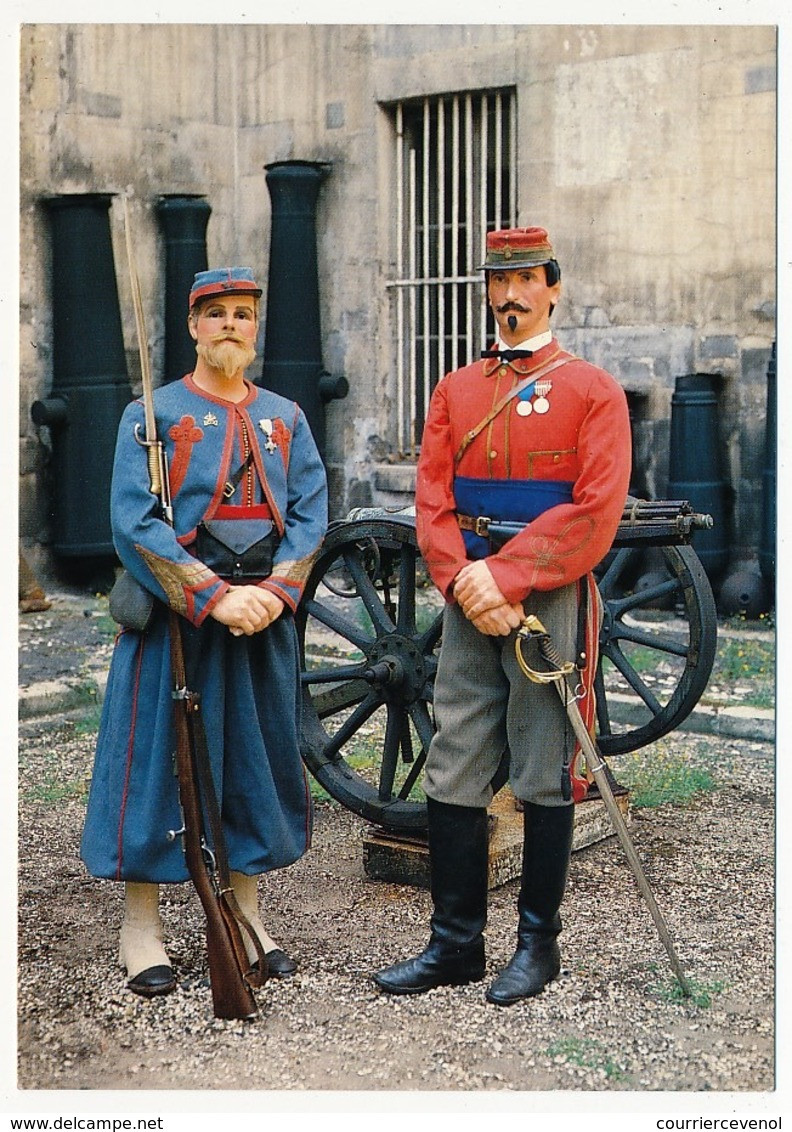 CPM - Sergent-Major Des Volontaires De L'Ouest 1870/71 - Lieutenant D'Etat Major Volontaires Garibaldiens 1870 - Uniformen