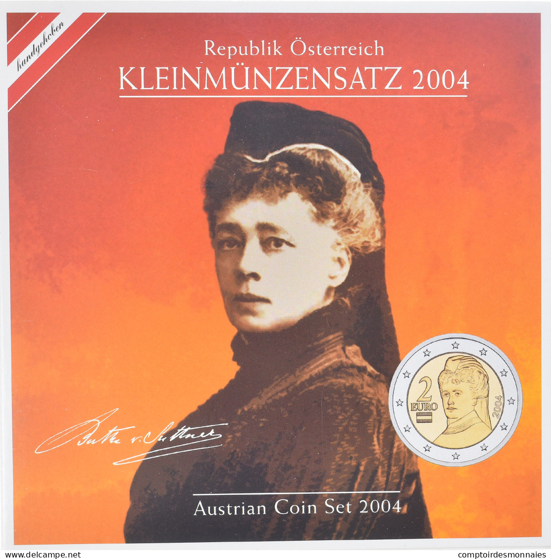 Autriche, Set 1 Ct. - 2 Euro, 2004, Vienna, FDC, FDC - Oesterreich