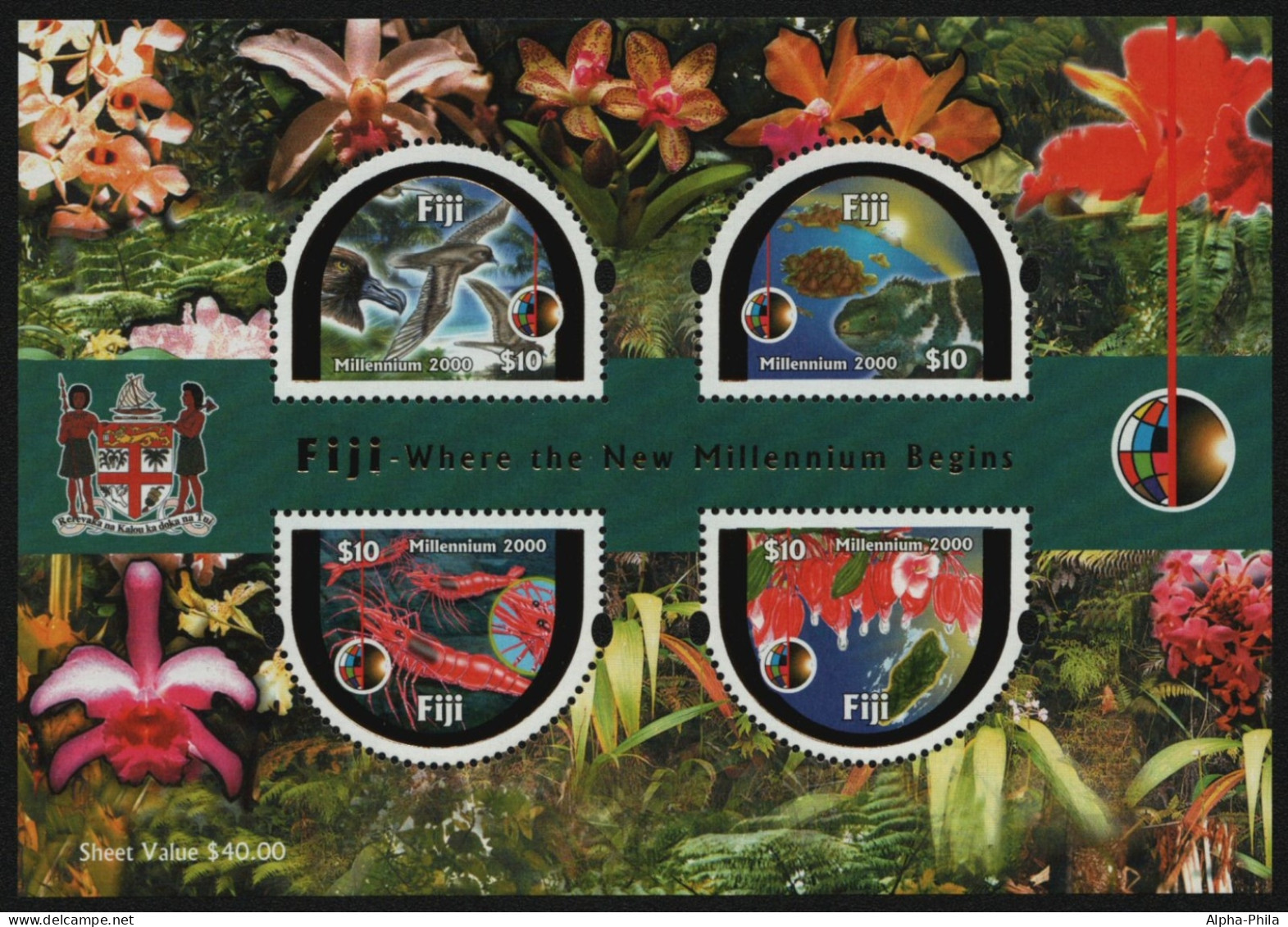 Fidschi 2000 - Mi-Nr. Block 33 ** - MNH - Millenium - Fidji (1970-...)
