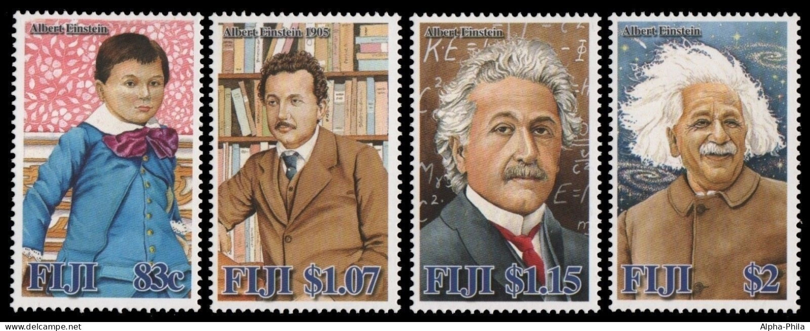 Fidschi 2005 - Mi-Nr. 1132-1135 ** - MNH - Albert Einstein - Fiji (...-1970)