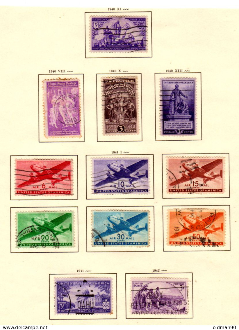 DB-142- U.S.A.- Emissione Del  1940-1944 (o) Used - Qualità A Vostro Giudizio. - Used Stamps