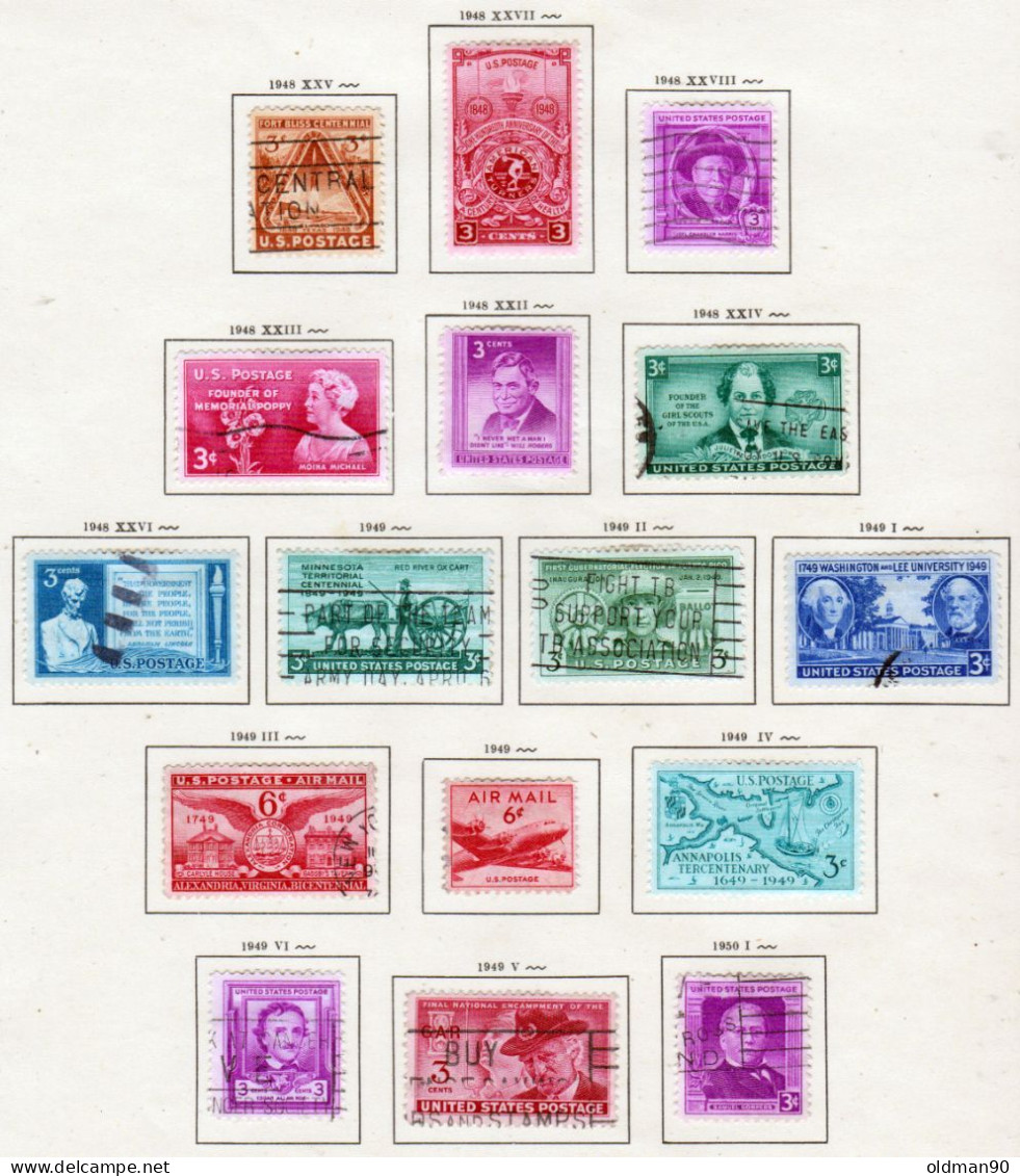 DB-145- U.S.A.- Emissione Del  1948-1949 (+/o) LH/Used - Qualità A Vostro Giudizio. - Used Stamps