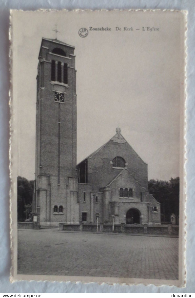 Belgique / ZONNEBEKE -- De Kerk - L'Eglise. - Zonnebeke