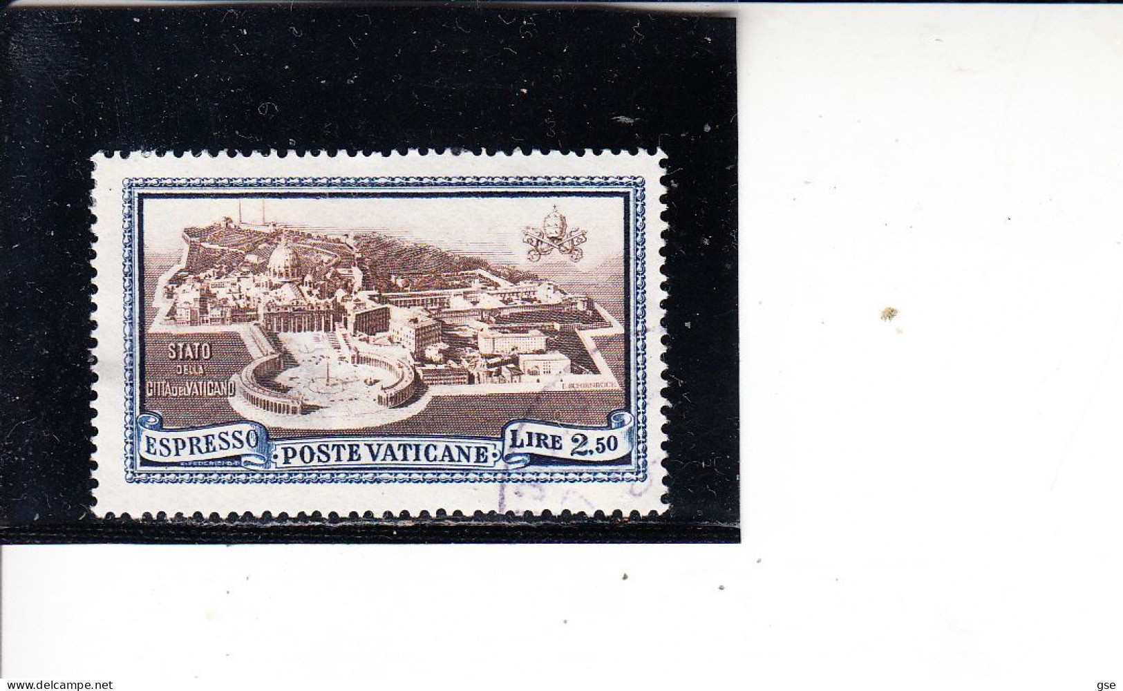 VATICANO  1933 - Sassone  Ex 4° - - Espresso