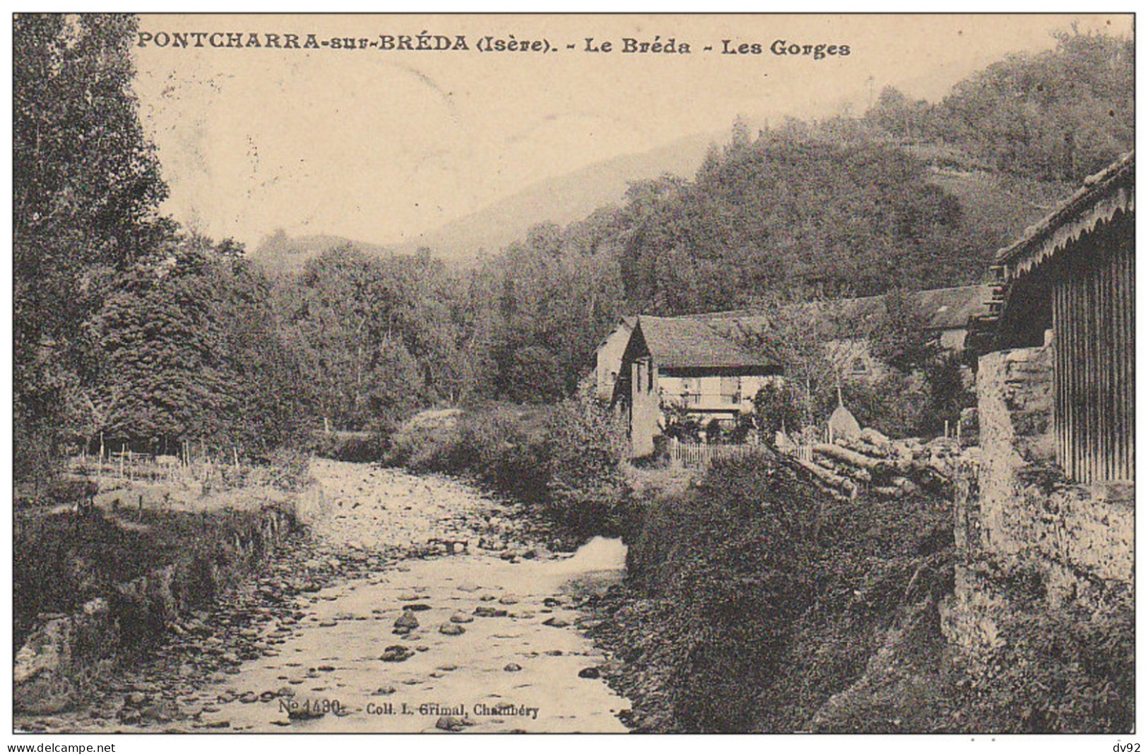 ISERE PONTCHARRA SUR BREDA LA BREDA LES GORGES - Pontcharra