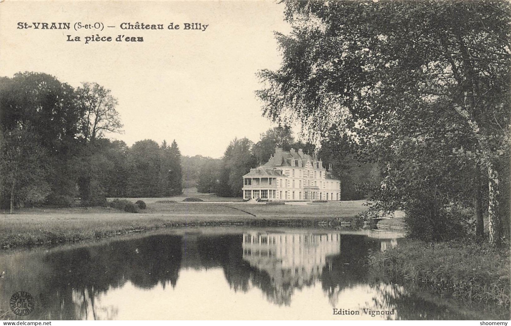 CPA Saint Vrain-Château De Billy-La Pièce D'eau      L2430 - Saint Vrain