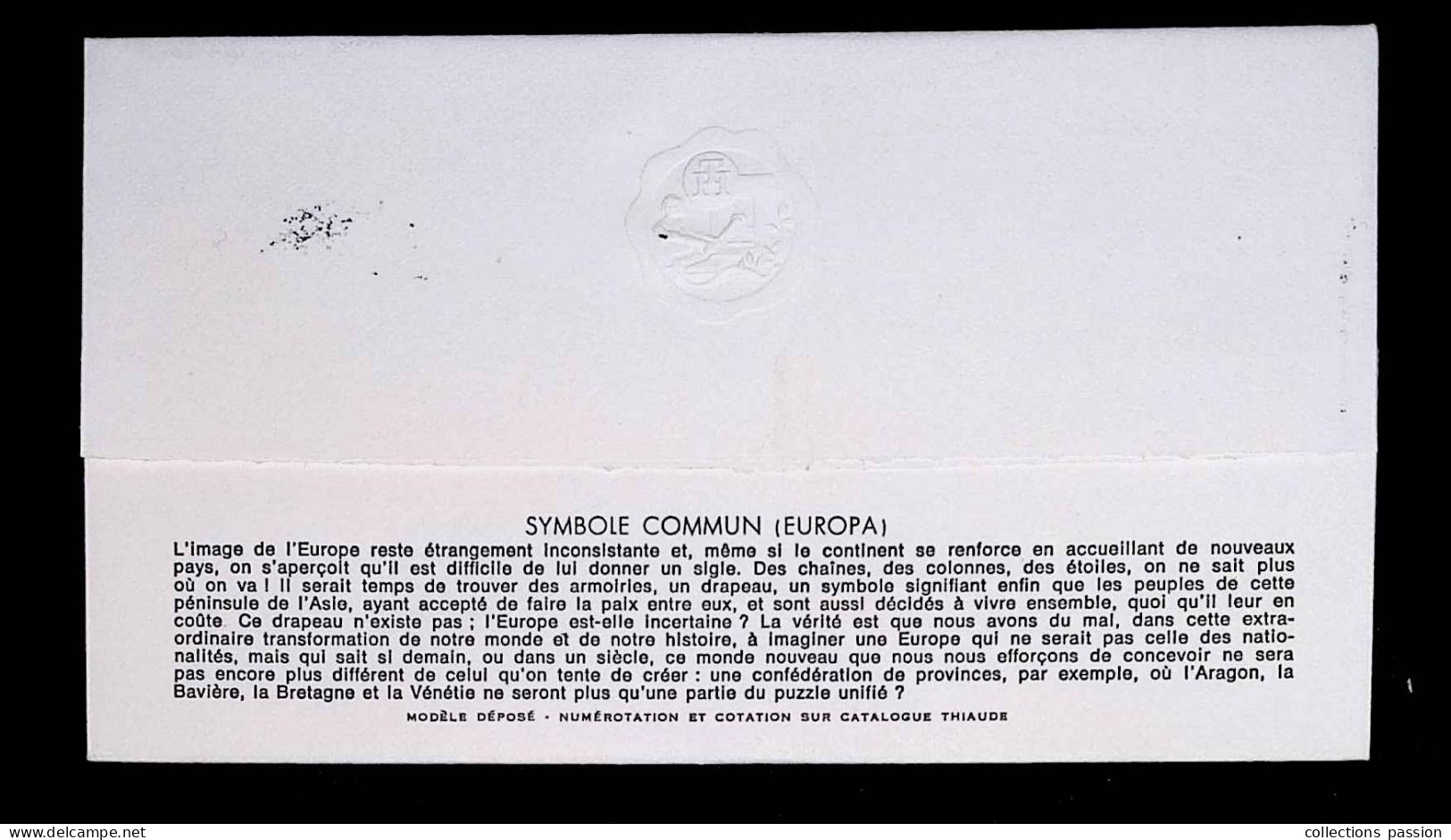 FDC, 1 Er Jour, Europa, Symbole Commun, Conseil De L'Europe, 14-4-1973, 67 Strasbourg, H. Thiaude, 2 Scans - 1970-1979