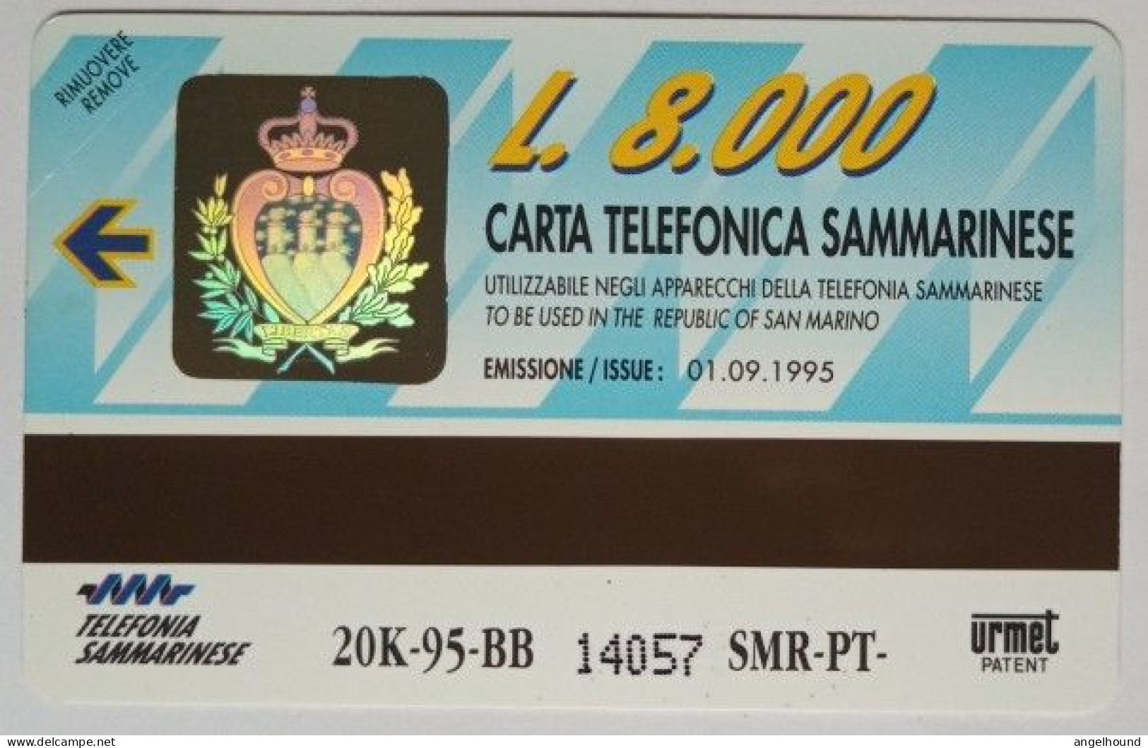 San Marino L8000 MINT - Serie Olografica - Saint-Marin