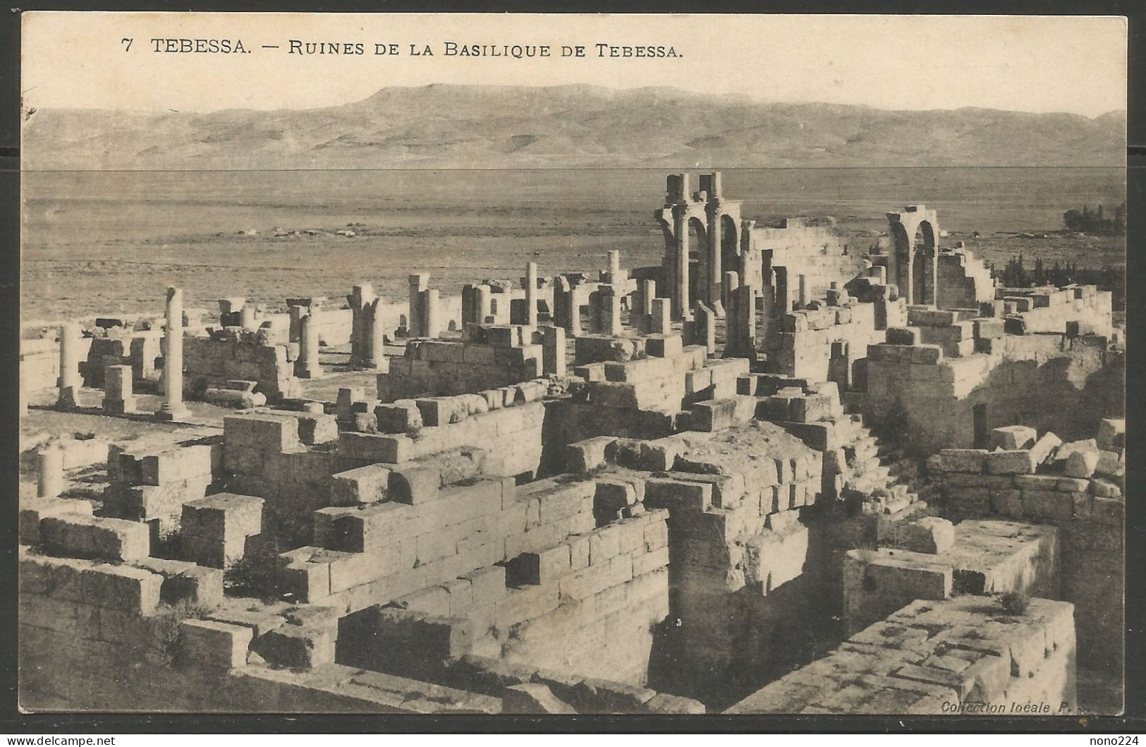 Carte P De 1914 ( Tebessa / Ruines De La Basilique De Tebessa ) - Tebessa