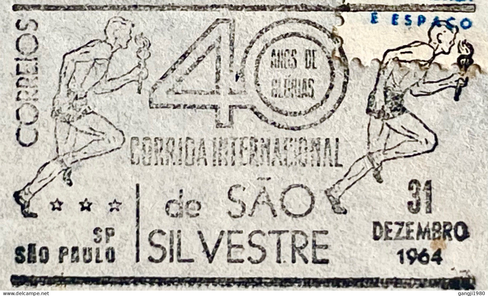 BRAZIL 1964, ADVERTISING COVER, KING HOTEL, ILLUSTRATE CROWN, ROCKET, RADAR STAMP, SPORT, TORCH BEAR PLAYER - Other & Unclassified