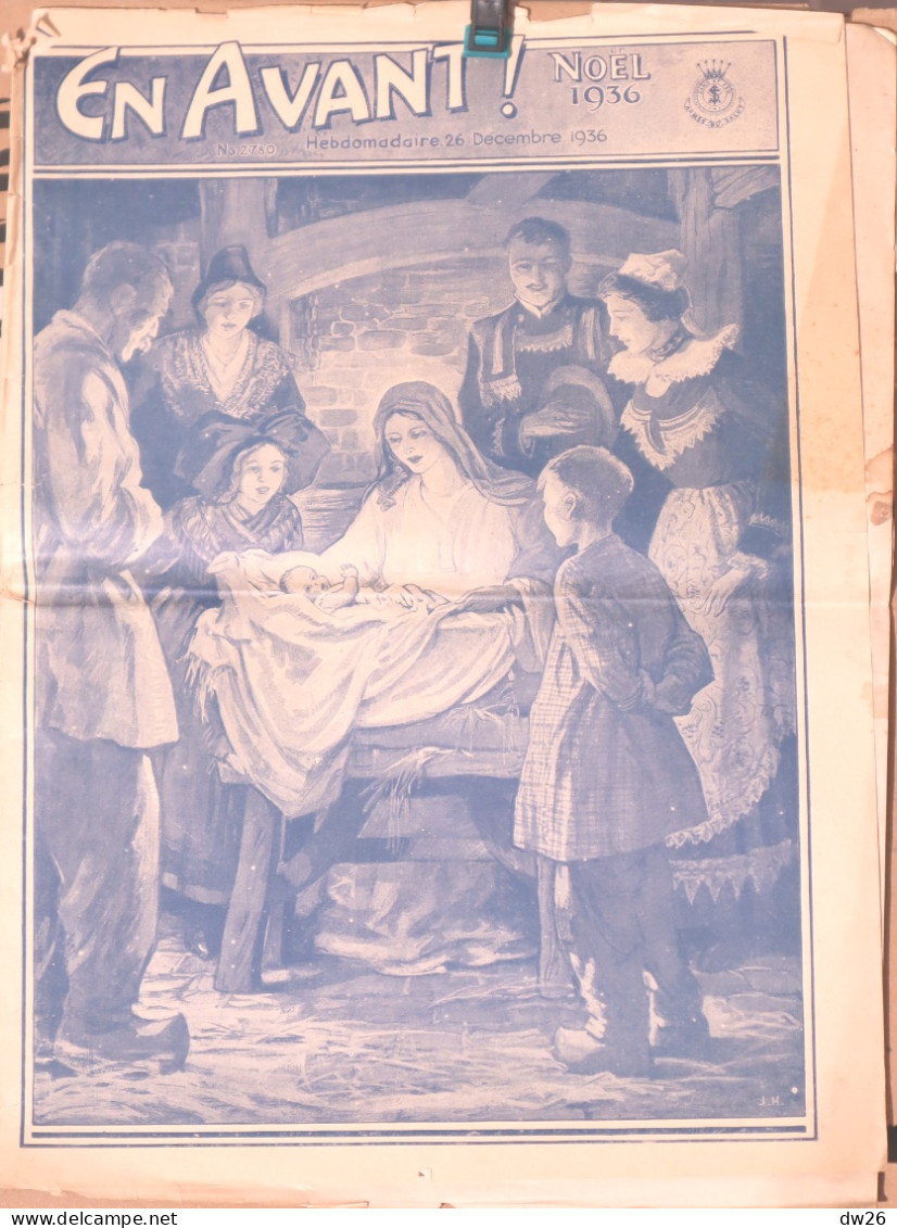 Journal Hebdomadaire: En Avant, Noël Décembre 1936 - Religion Catholique, Edition Armée Du Salut - Autres & Non Classés