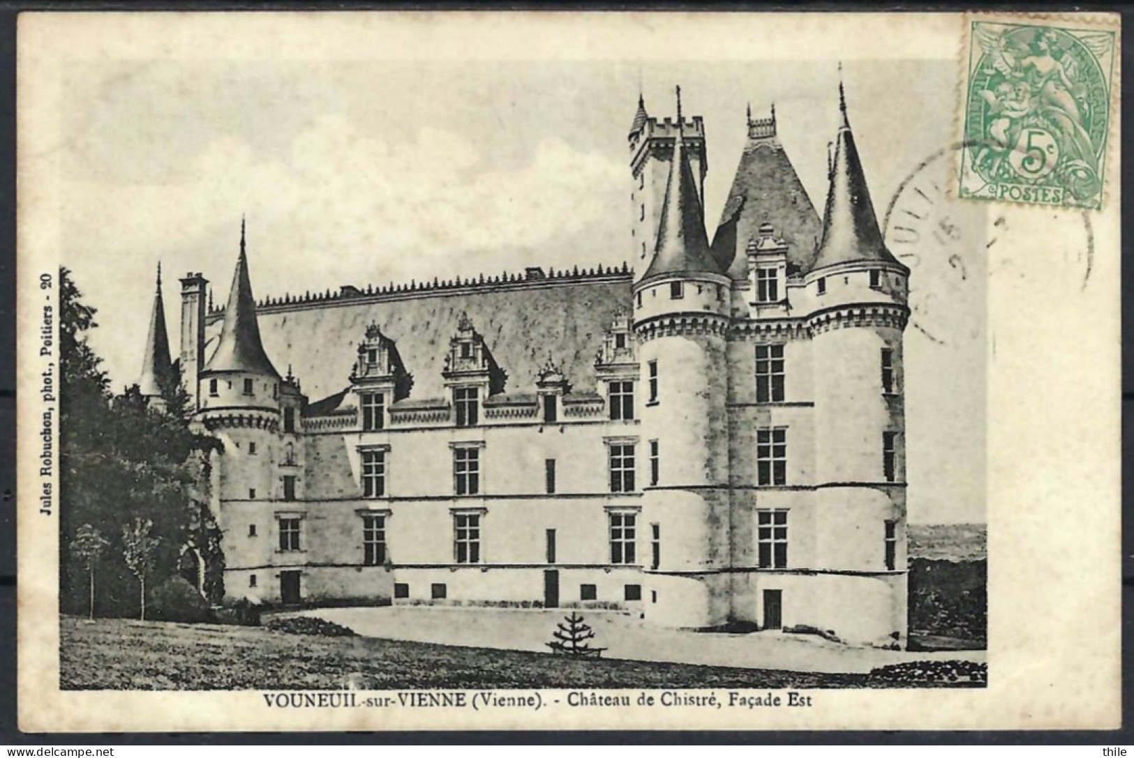 VOUNEUIL SUR VIENNE - Château De Chistré - Façade Est - Vouneuil Sur Vienne