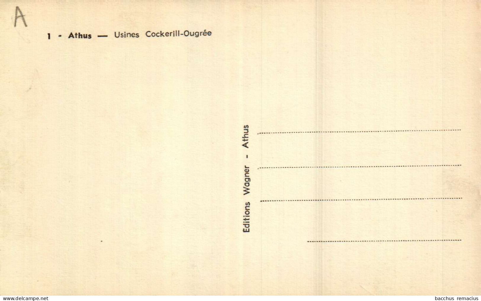 ATHUS - Usines Cockerill-Ougrée - Aubange