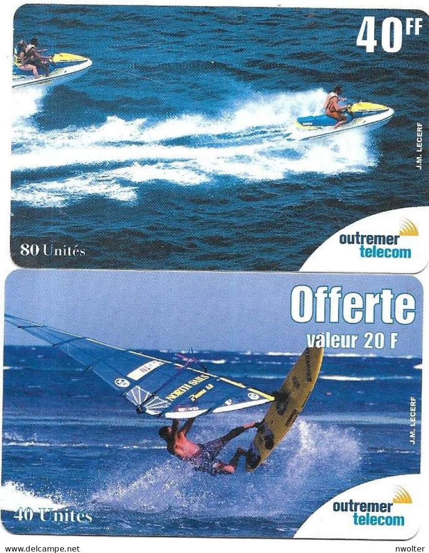 @+ Cartes Outremer Telecom De La Réunion - Sports Nautiques - Réunion