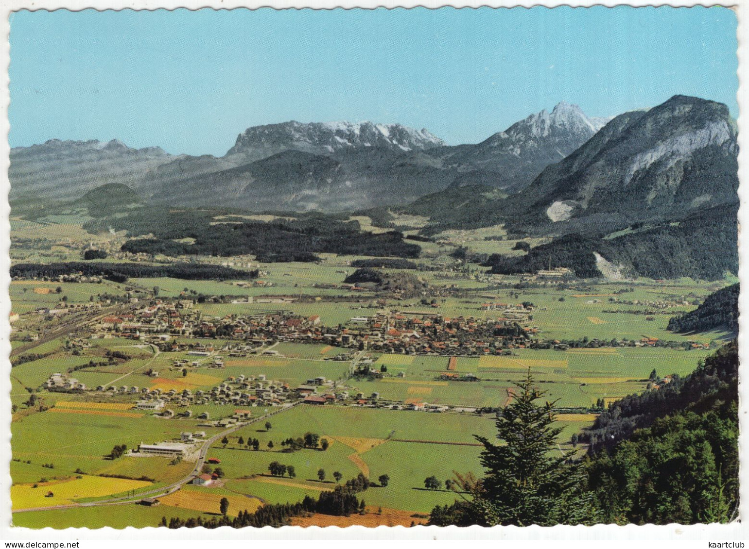 Wörgl Gegen Zahmen Und Wilden Kaiser, Unterinntal - Tirol - (Österreich/Austria) - 1966 - Wörgl