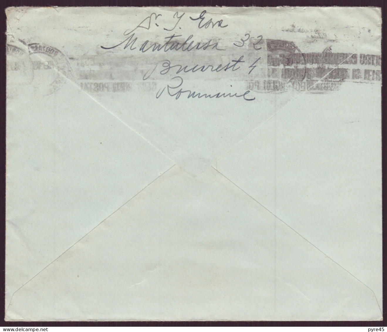 ROUMANIE ENVELOPPE DE 1950 BUCAREST POUR ORLEANS - Storia Postale