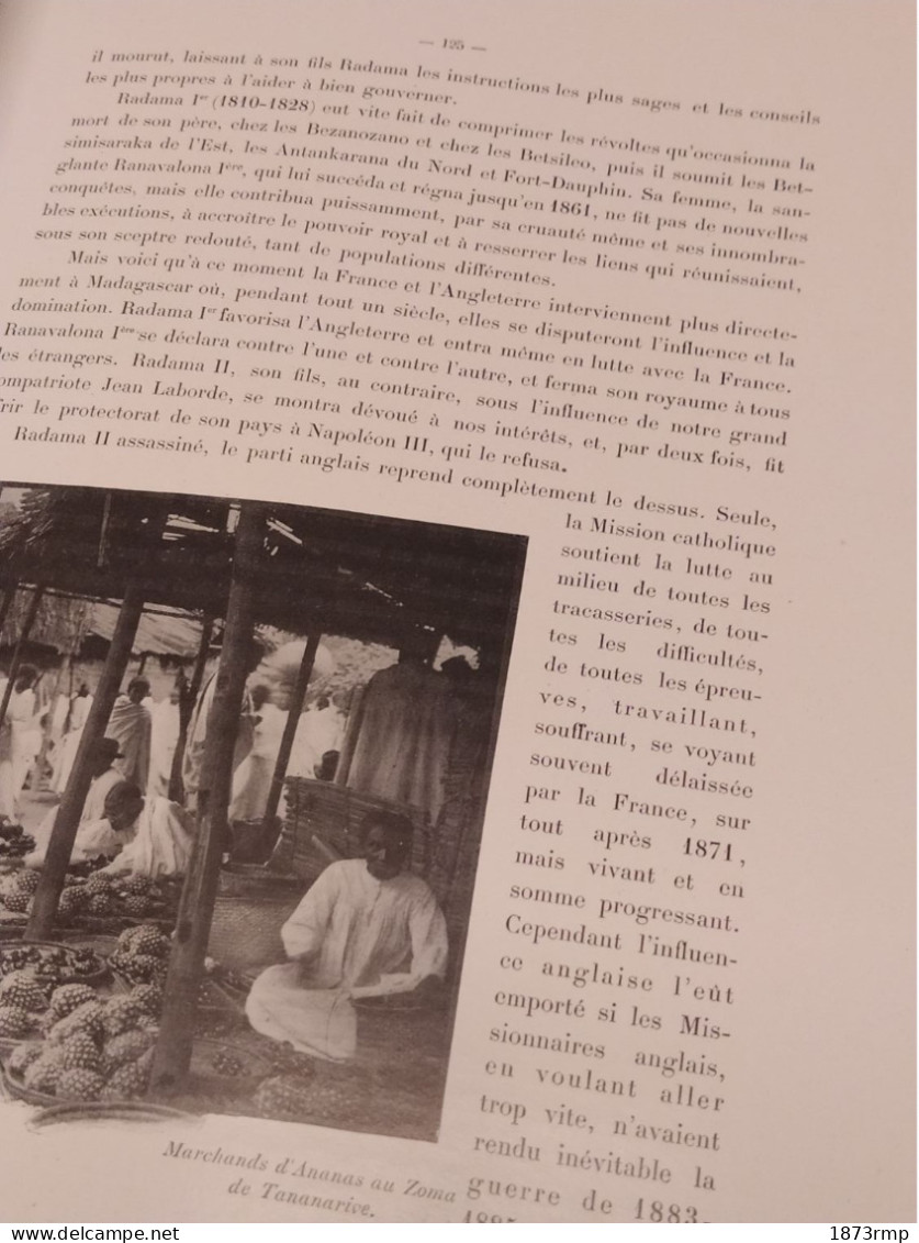 MADAGASCAR, LA REUNION, MAYOTTE, LES COMORRES, DJIBOUTI, EMPIRE COLONIAL DE LA FRANCE FIRMIN DIDOT