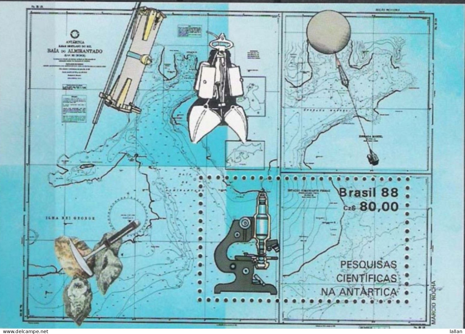 Scienific Researchers In Antrctica, MS, 1988, HMD-F - Expediciones árticas