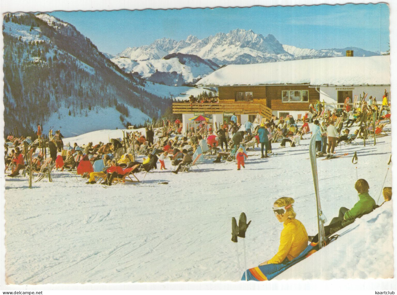 Fieberbrunn - Bergliftrestaurant, Streuböden Gegen Wilden Kaiser - Tirol - (Österreich/Austria) - Ski - Fieberbrunn