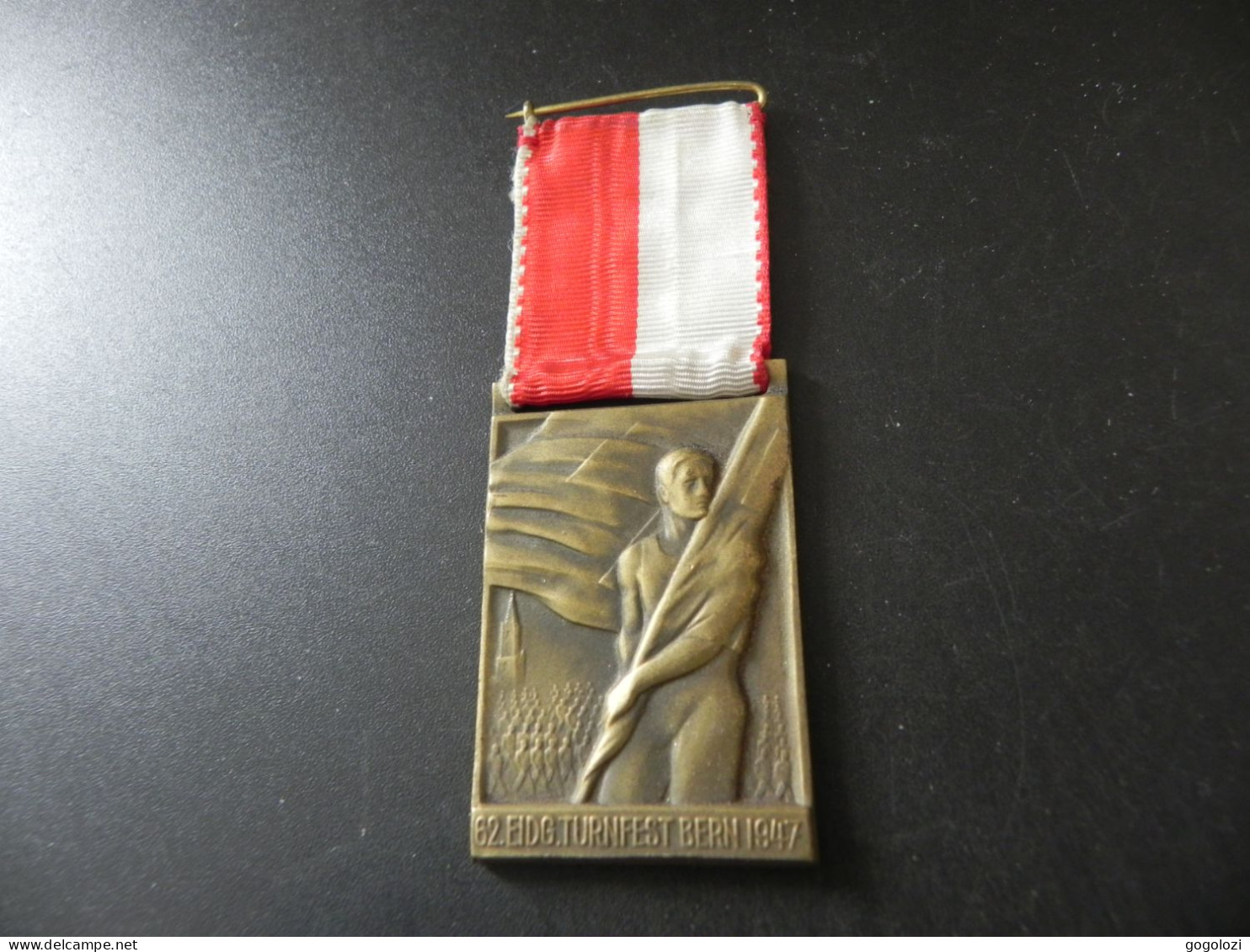 Medaille Medal - Schweiz Suisse Switzerland - Eidg. Turnfest Bern - Fête Gymnastique 1947 - Autres & Non Classés