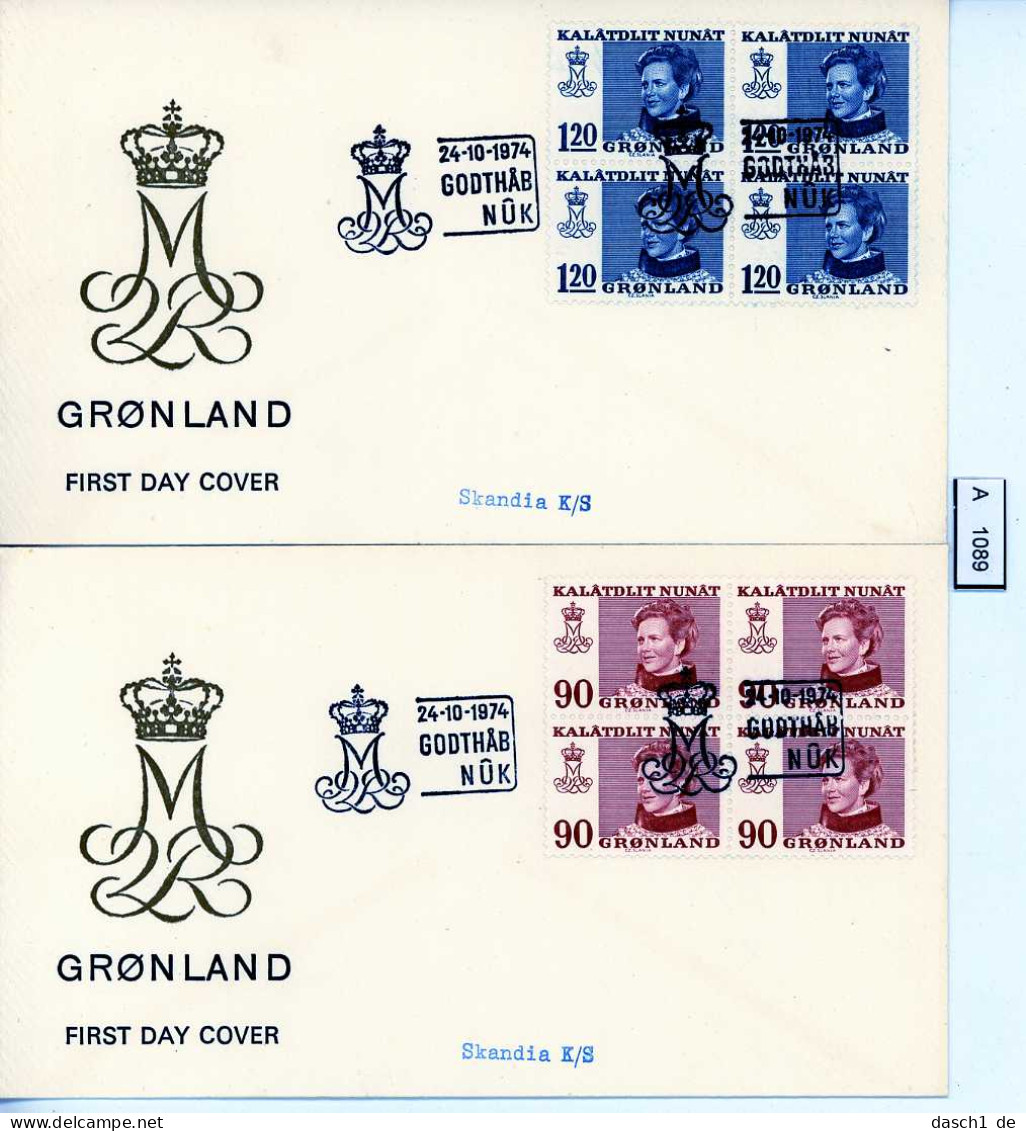 Grönland, 3 Lose U.a. 90-91 FDC  - Lots & Serien