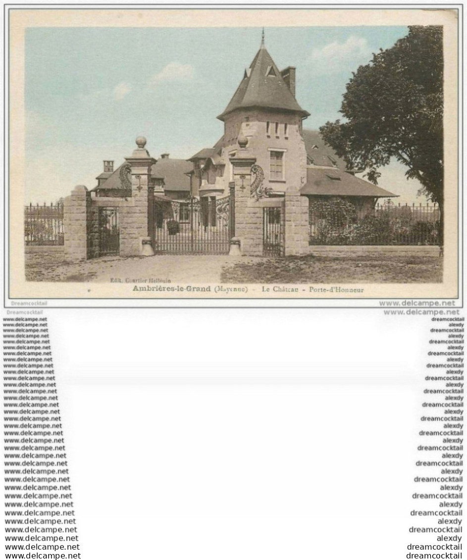 53 AMBRIERES-LE-GRAND. Château Porte-d'Honneur - Ambrieres Les Vallees