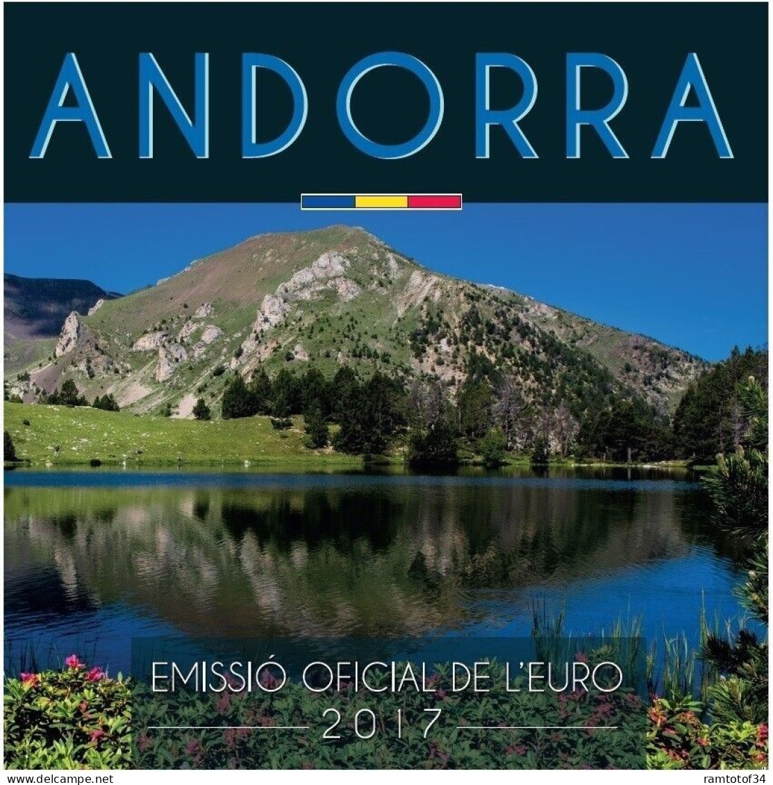 2017 ANDORRE - Coffret BU (8 Pièces) Série Monnaies Euro Andorra - Andorre