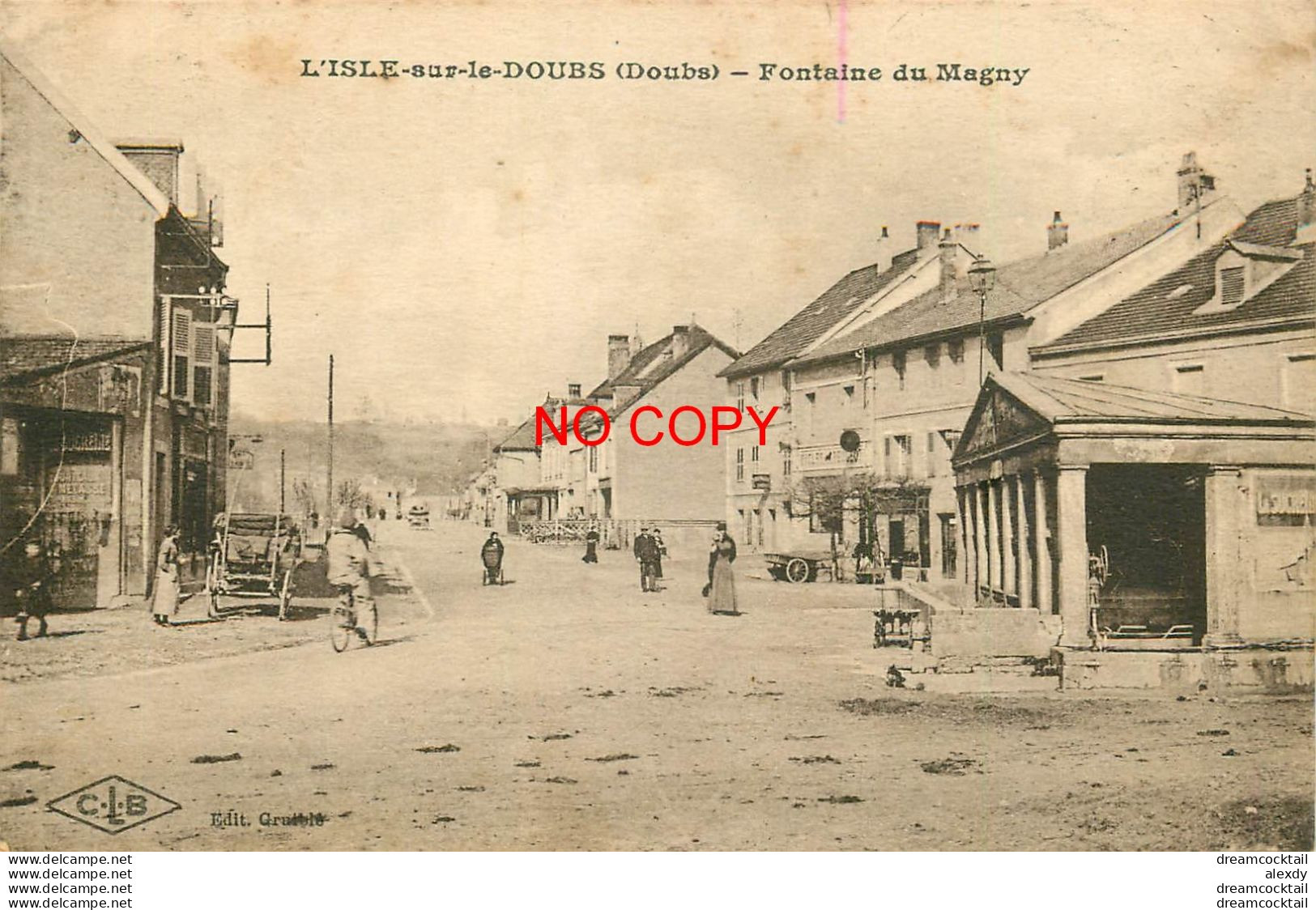 25 ISLE-SUR-LE-DOUBS. Fontaine De Magny 1924. - Isle Sur Le Doubs