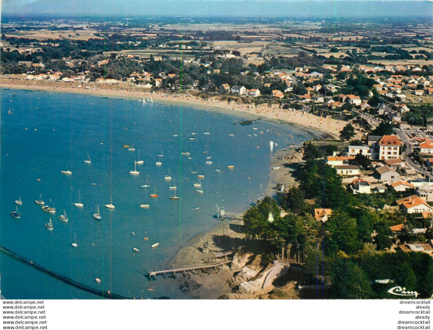 (KD) Photo Cpsm Grand Format 44 LA PLAINE-SUR-MER. Baie Cormier 1978 - La-Plaine-sur-Mer