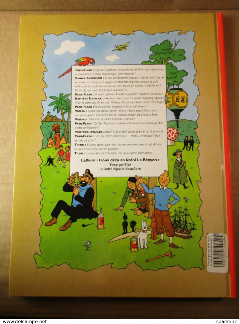 Tintin Péi Tibé - In Zistoir Tintin - éditions Epsilon BD! De 2008 - Créole Réunionnais - Stripverhalen & Mangas (andere Talen)