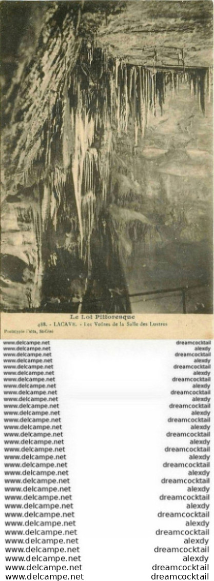 WW 2 Cpa 46 LE LOT. Salle Des Lustres à Lacave Et Gouffre Padirac - Lacave