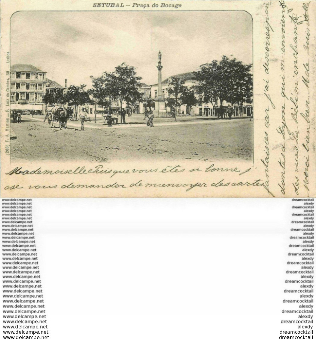 WW PORTUGAL. Setubal 1902. Praça Do Bocage - Setúbal