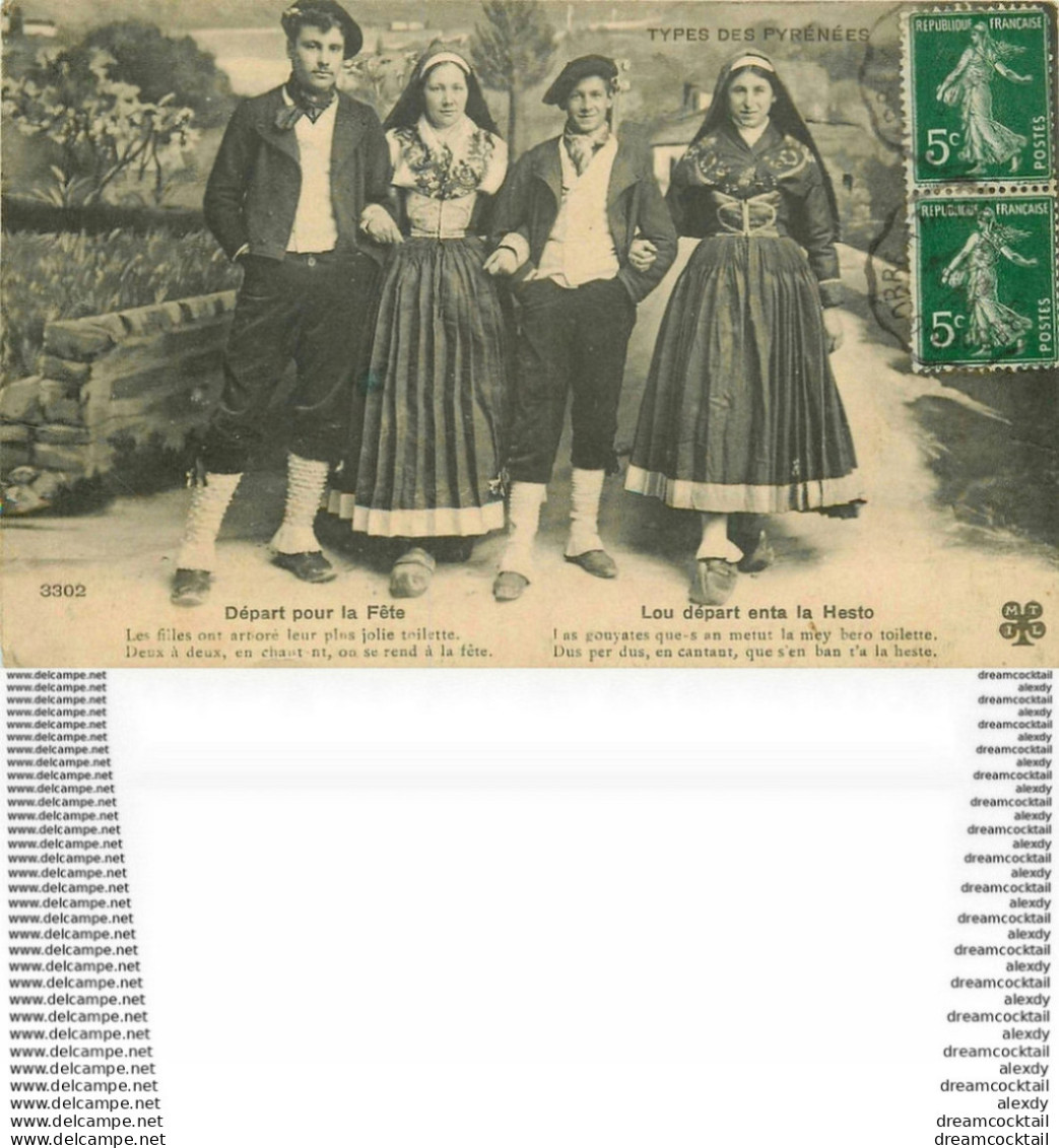 WW 2 Cpa 66 Danseuses Catalanes Et Types Des Pyrénées Départ Pour La Fête - Roussillon