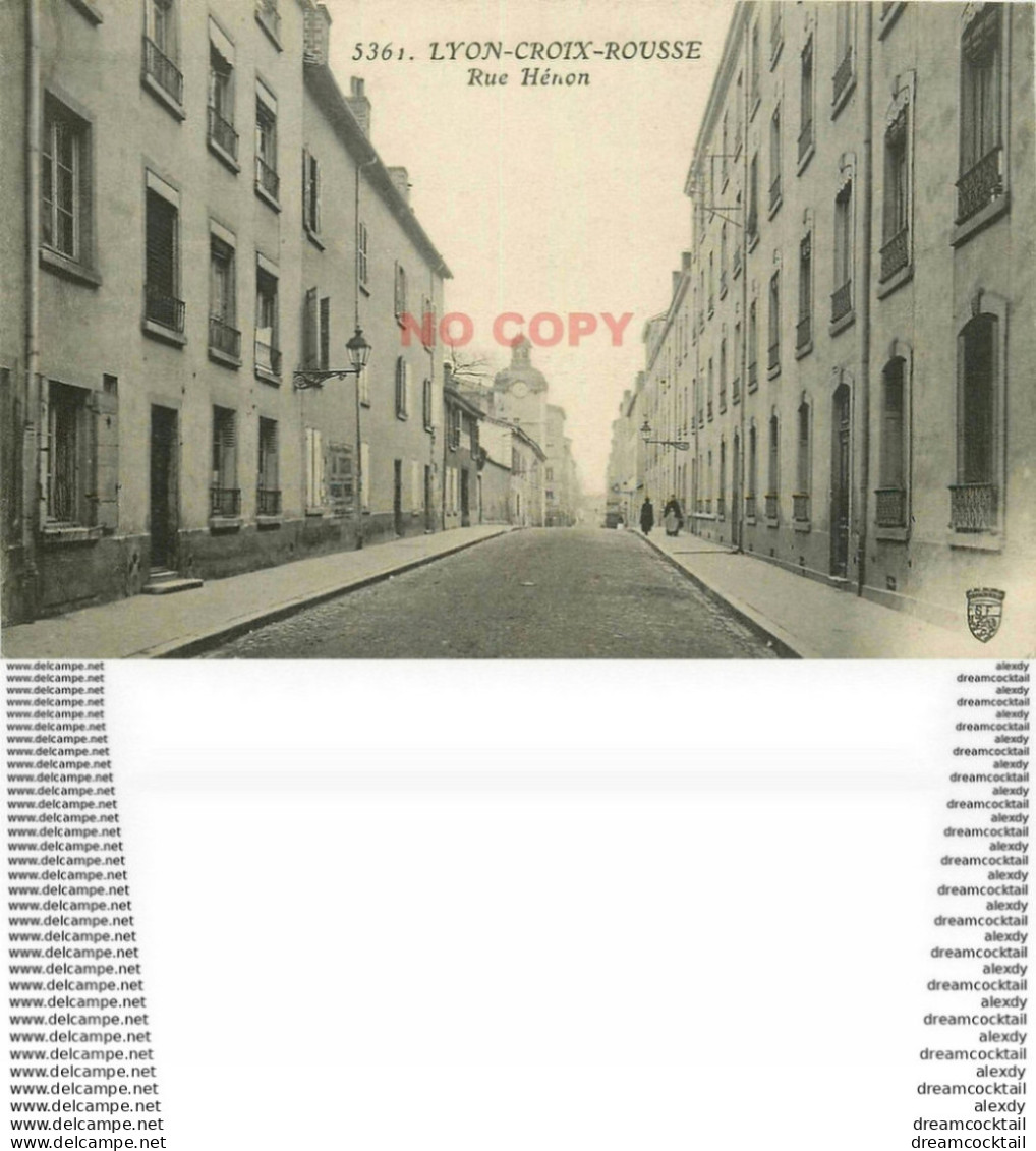 WW 69 LYON-CROIX-ROUSSE. Rue Hénon - Lyon 4