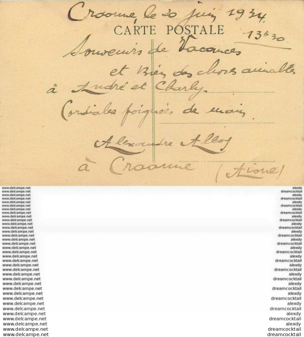 WW 02 CRAONNE. La Poste Sur La Place 1934 Impeccable - Craonne