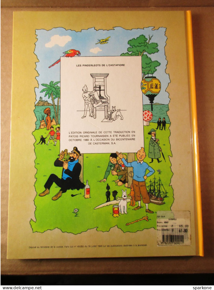 Les Pinderleots De L'castafiore - Les Avintures Tintin - éditions Casterman De 1980 - Picard Tournaisien - Stripverhalen & Mangas (andere Talen)
