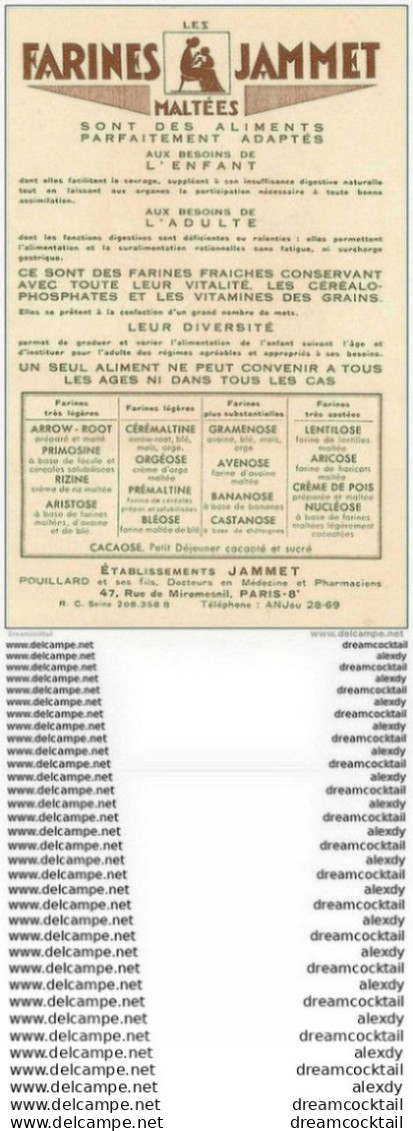WW Illustrateur Jean Droit. Les Vieilles Provinces De France. LA GASCOGNE. Publicité Farines Jammet - Droit