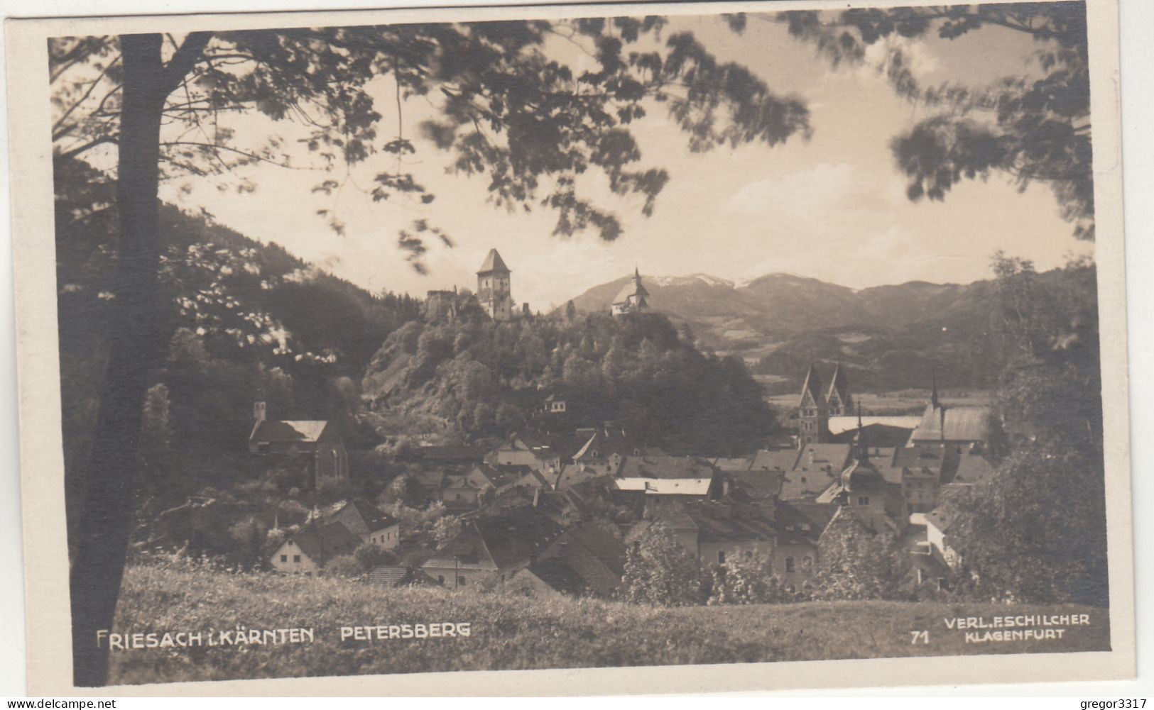 D9135) FRIESACH - Kärnten - PETERSBERG - Super FOTO AK - Alt 1925 - Friesach