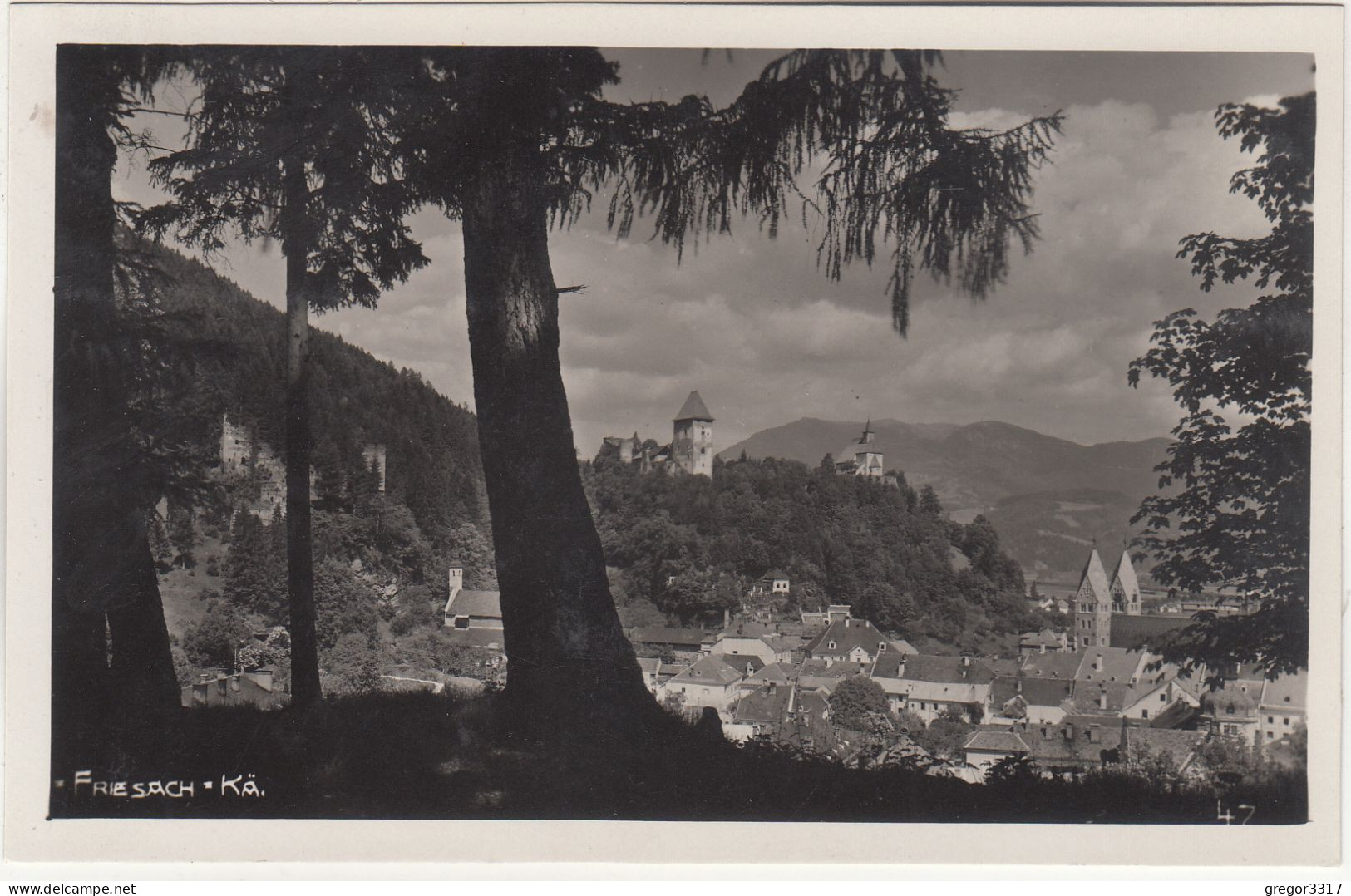 D9136) FRIESACH - Kärnten - Wunderschöne FOTO AK 1932 Stefsky - Friesach